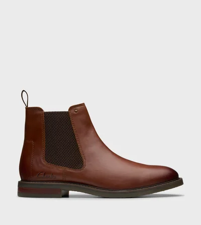 clarks Jaxen Easy Tan Leather